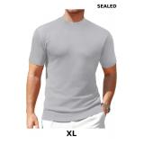 Vssjavun Men's Mock Neck Shirt