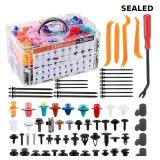 1430Pcs Car Retainer Clips & Plastic Fasteners Kit