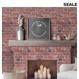 TANONE Red Brick Wallpaper Peel and Stick Brick