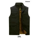 Vcansion Men's Outdoor Casual Stand Collar Padded