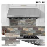 10 Sheets Wood Grain PVC Subway Tiles Peel