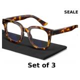 3x Blue Light Blocking Glasses for Women