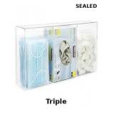 SimplyImagine Triple Acrylic Glove Box Holder