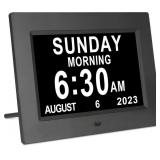 7 inch Digital Day of The Week Clock