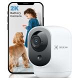 COCOCAM 2K Indoor Pan/Tilt Security Camera