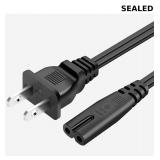 2 Prong Printer AC Power Cord Cable for Epson Eco