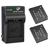 LP NB-11L Battery and Charger, 2-Pack