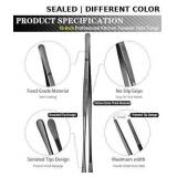JETKONG 16 Inch Kitchen Tweezers Cooking Tweezer T