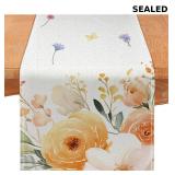 Spring Table Runner,Wildflowers Table Cloth