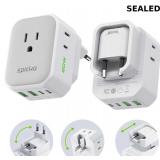 EPICKA Hybrid European Travel Plug Adapter,2-Pack