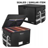 ENGPOW File Box with Lock,Fireproof Document Box