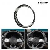 Carbon Fiber Car Steering Wheel Cover, Breathable