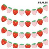 4pcs Paper Strawberry Cutouts Garland Lightweight