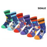 Animal Space Socks Boys Girls