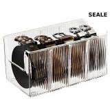 Acrylic Belt Organizer - Open Top Belt Storage Box