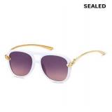 Hanj Retro Square Aviator Sunglasses for Women Men