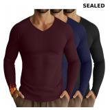 3 Pack Men's Thermal Shirts Big and Tall Fleece