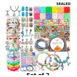 2x leitait Girls Toys Bracelet Making Kit