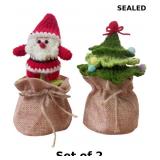 2x H&S BRIDAL Handmade Crochet Christmas Tree...