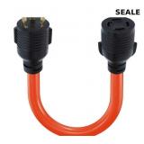 BOEEMI L5-30P MALE TO L14-30R ADAPTER CORD