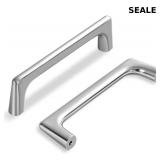 Lardmon 10 Pack Brushed Satin Nickel Modern Cabine