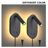 Wall Mounted Reading Lights 2pk