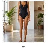Black One-Piece Swimsuit