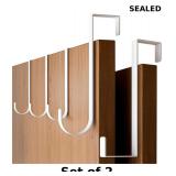 2x 4smile Over the Door Hooks 5 Pack