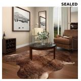 Faux Cowhide Rug Tiger Stripe Print?