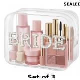 3x Bride Makeup Bag for Bridesmaid Engagement...