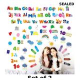 2x 68 PCS Alphabet & Letters Wall Decals,