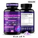 2x Magnesium Glycinate Complex 1150mg
