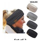 2x Loritta 4 Pack Womens Winter Headbands Fuzzy