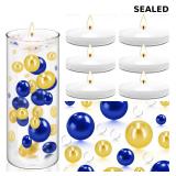 200 Pcs Floating Pearls and 6 Pcs Floating Candles