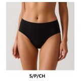 Black High-Waisted Briefs