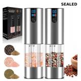 Electric Salt and Pepper Grinder Set