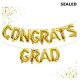 Congrats Grad Balloons Banner