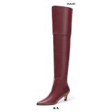 Coutgo Women's Knee High Boots