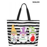 Easter Day Tote Bag Large Interior Pocket Tote Bag