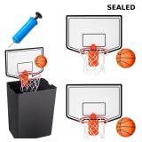 Liliful 2 Pack Indoor Trash Can Basketball Set