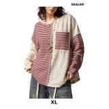 BEAUDRM Women's Long Sleeve Round Neck