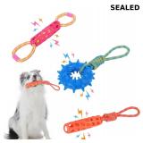 3PCS Dog Rope Toys Tug of War Toy for Medium Large