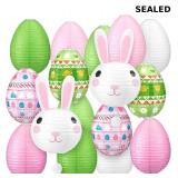 Bencailor 16 Pcs Easter Party Decorations Eggs