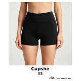 Cupshe Black High-Waisted Shorts