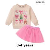 Toddler Girl Christmas Outfit Santa Claus