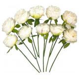 10pcs Artificial Peony Flowers