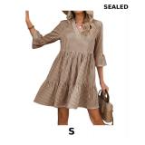 Women's Striped Fall Dresses Shirt Dress