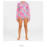 Colorful Long-Sleeve Swimsuit