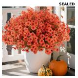 Hananona 36 Pcs Artificial Mum Flowers for Outdoor