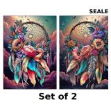 2x OFRKE 2-Piece Dream Catcher Diamond Painting...